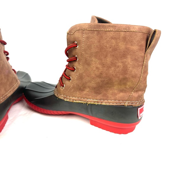 MarleyLilly Lace Up Duck Boots Size 9 - Picture 3 of 10